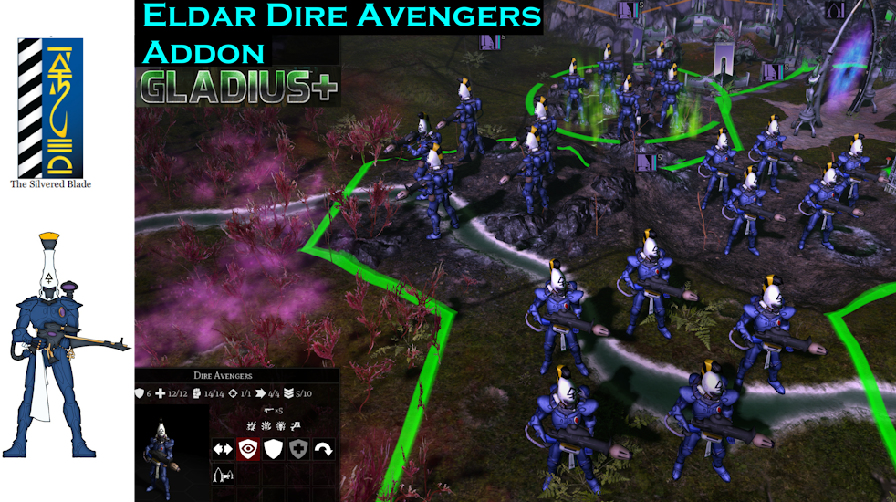 *Retired* Eldar Dire Avengers Addon Gladius+ (Moved to "Warriors of Prophecy -  Addon Gladius+")