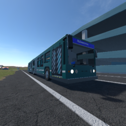 Rufusexpress Gelenk-Stadtbus