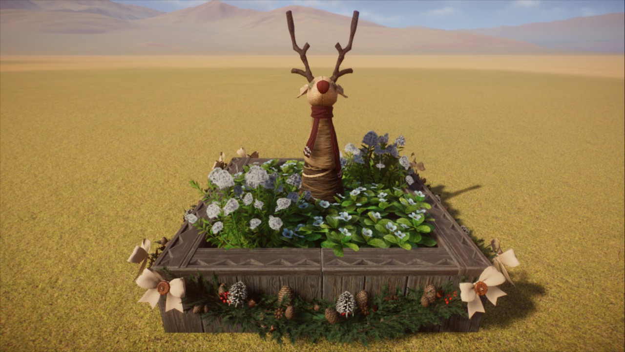 Arctic Reindeer Planter