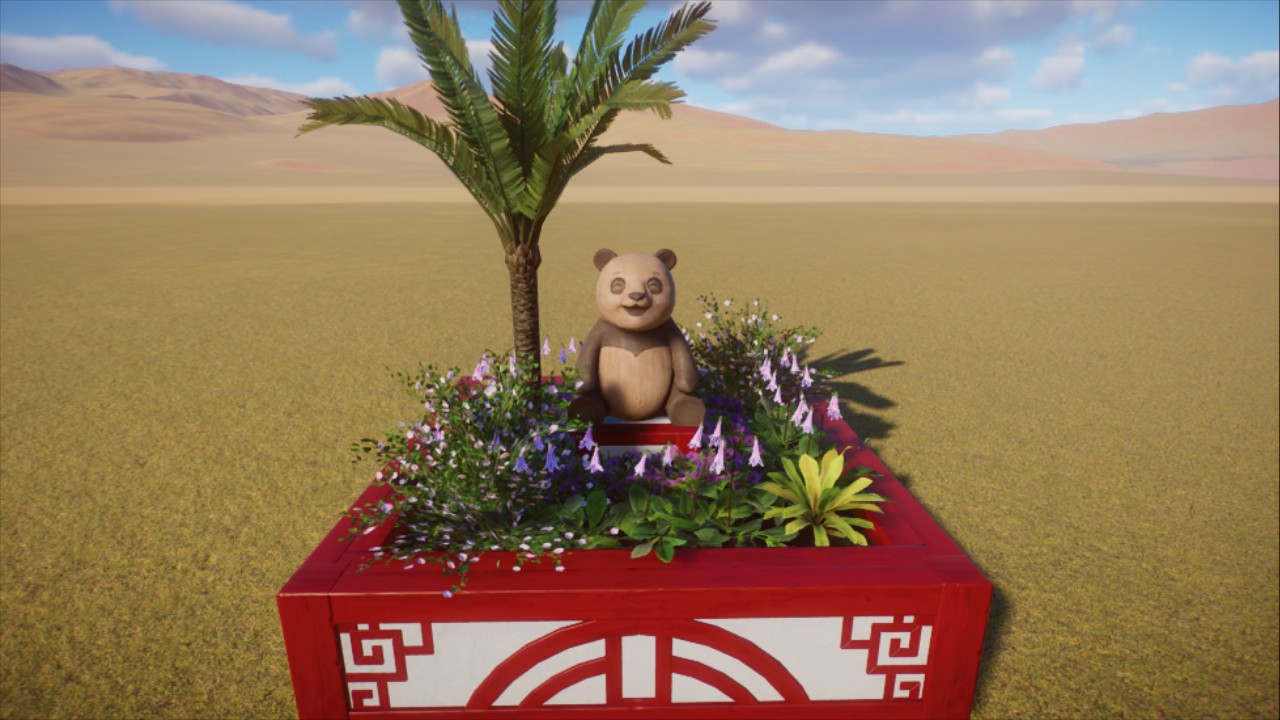 East Asian Panda Planter