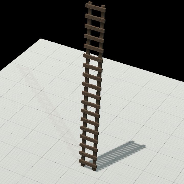 large wooden ladder