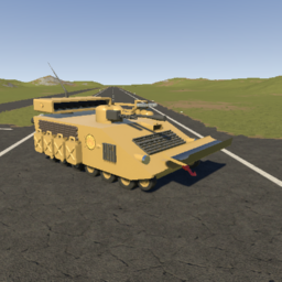 Desert Worms Support Vehicle Cargo by Uncle T