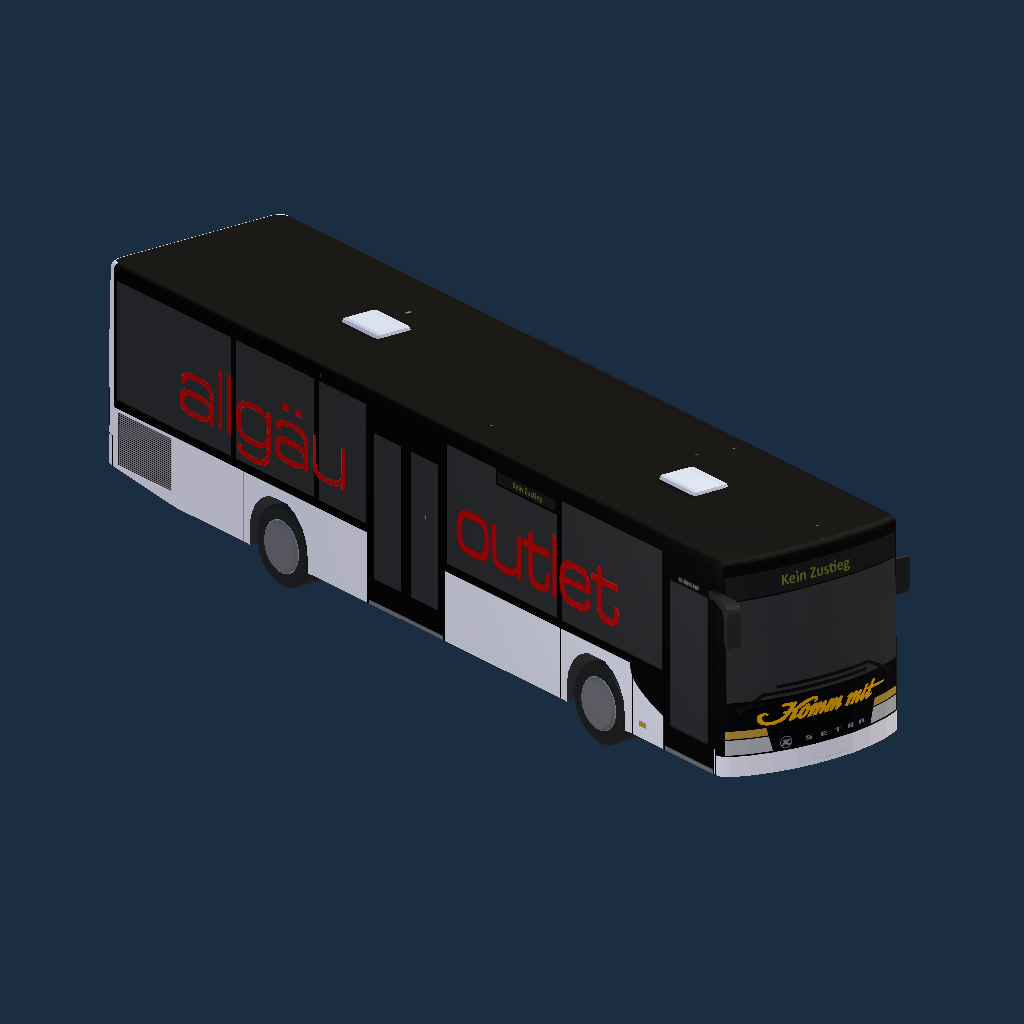 Komm Mit - Setra S315 NF - Allgäu Outlet Werbung (Mona Allgäu)