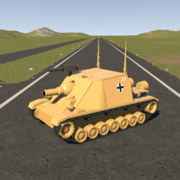 Sturmpanzer IV Stupa / Brummbär w MG 34 1.7 by Uncle T