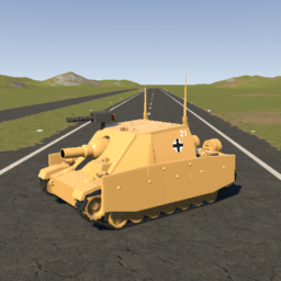 Sturmpanzer IV Stupa / Brummbär Schürtzen w MG 34 1.7 by Uncle T