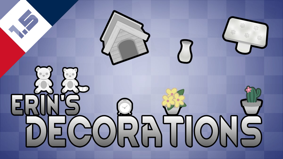 Erin's Decorations FR mod preview for RimWorld