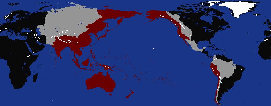 Man in the High Castle map of the Pacific Ocean