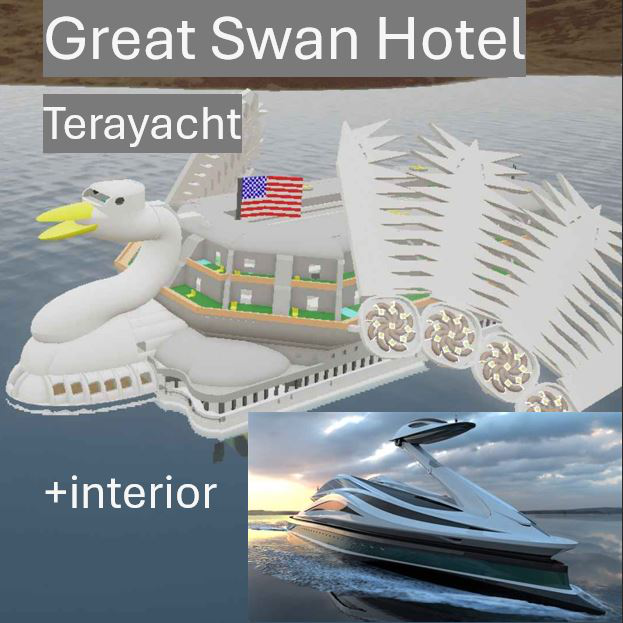 Great Swan Hotel Terayacht floating city,best travel experience+interior