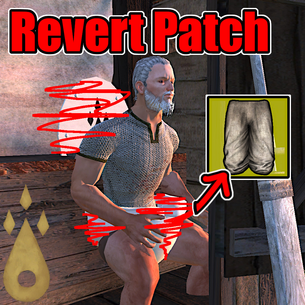 【NPCs not changed】うんちぶりぶりブリスターヒルのNPC装備変更を元に戻すパッチ