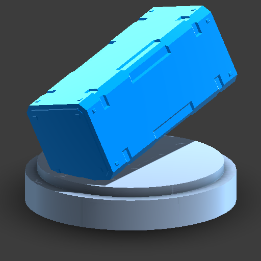 plastic neon blue 2