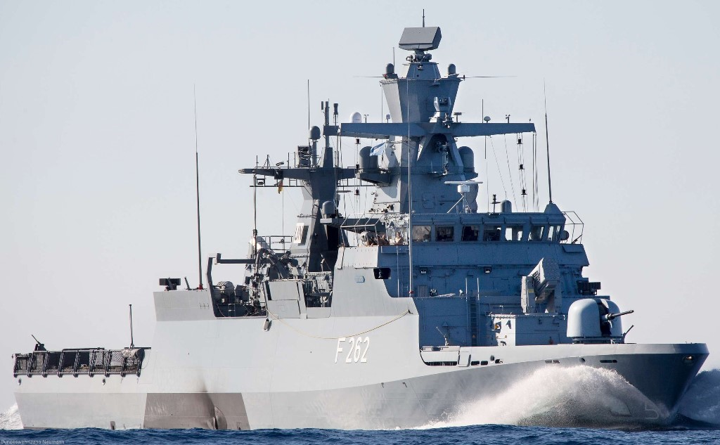 German Navy F262 Erfurt (Braunschweig Class  K130)