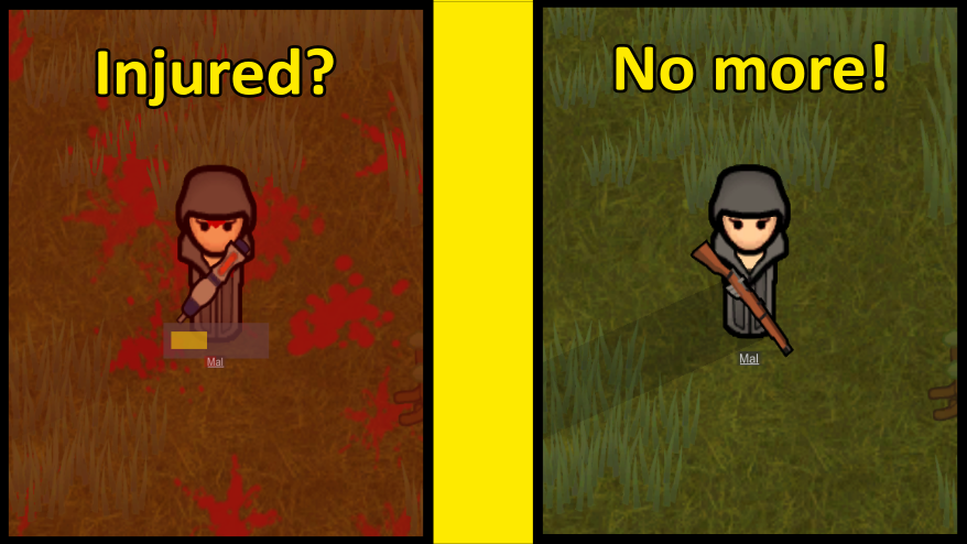 Isomalt's Healing Stimulants mod preview for RimWorld