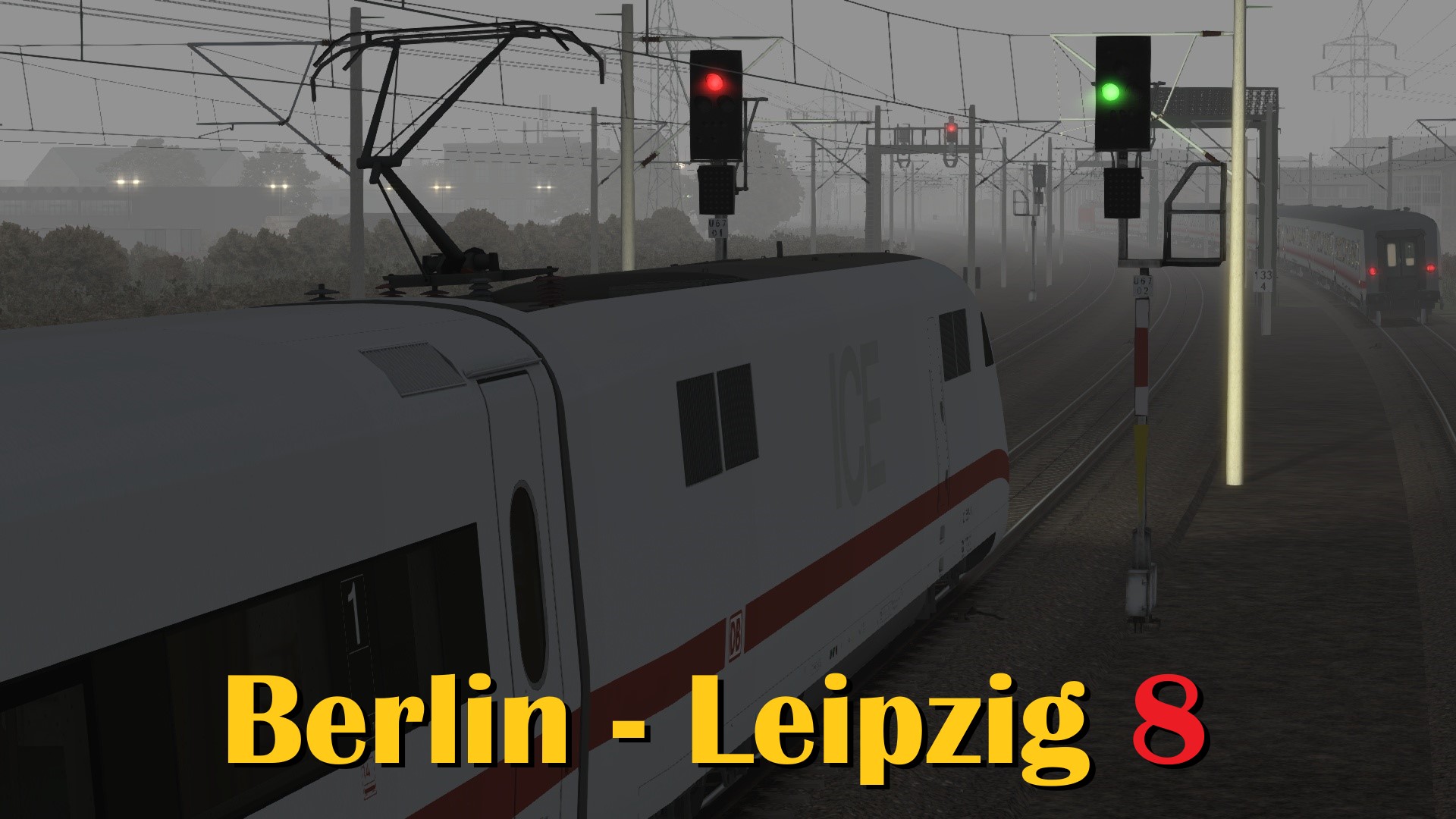 N.S1198 Berlin-Leipzig ICE1 Bitterfeld to Lutherstadt Wittenberg