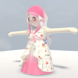 🌸桃之妖妖✨🌸（白）    【之之制作】 有小鲨鱼包包哦！