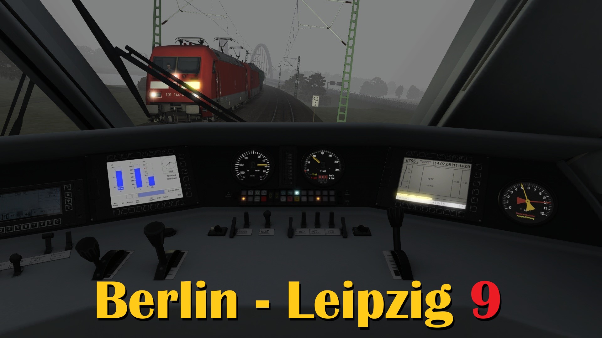 N.S1199 Berlin-Leipzig ICE1 Lutherstadt Wittenberg to Bitterfeld