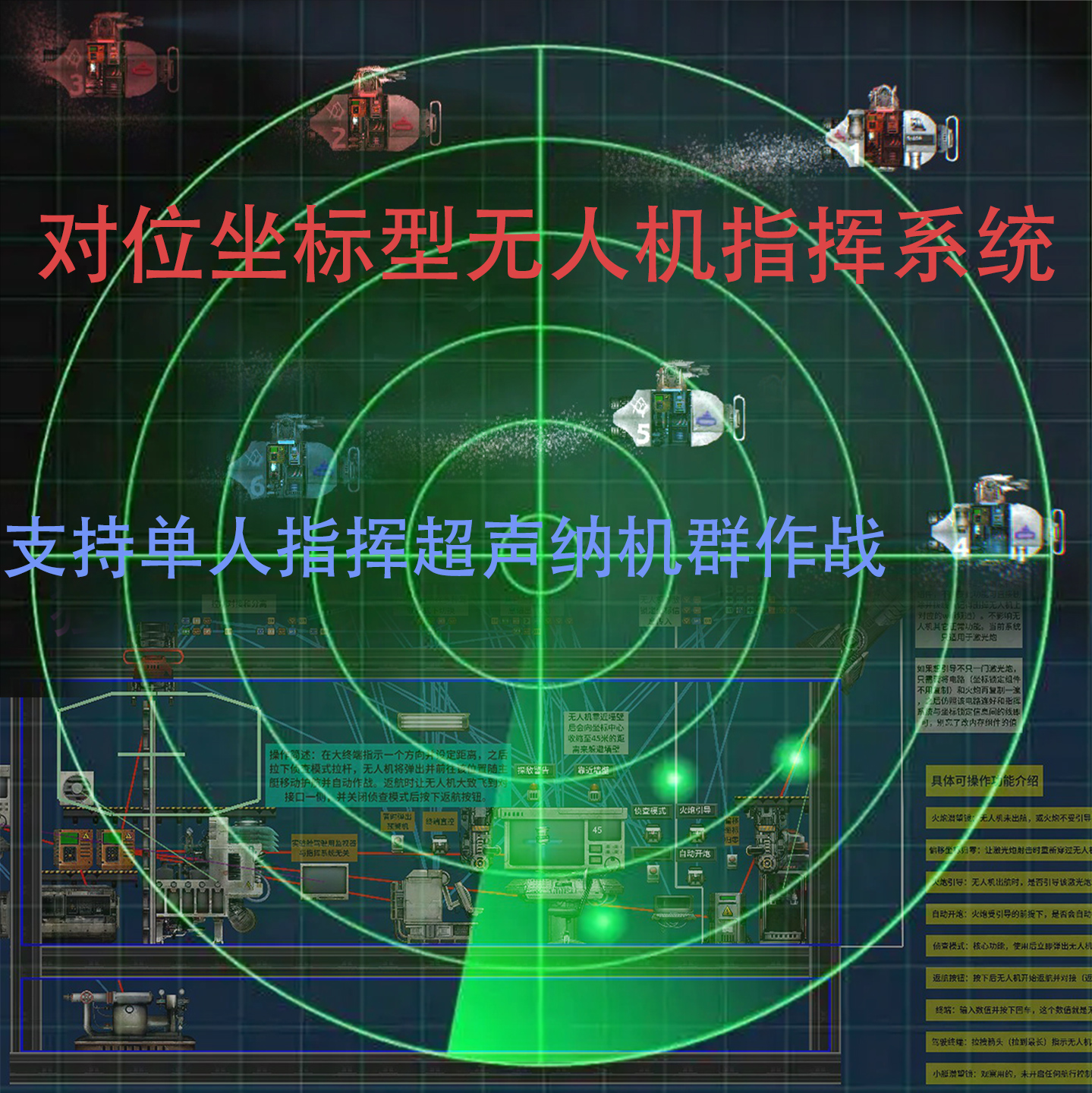 无人机对位指挥系统 – Barotrauma Mod
