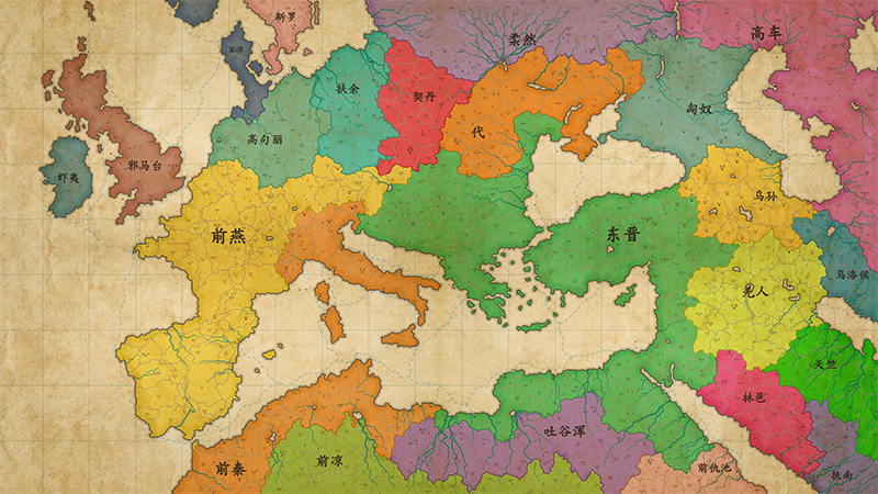 五胡乱华但是发生在欧洲
