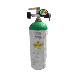 large oxygen tank