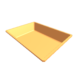 stackable litter box orange