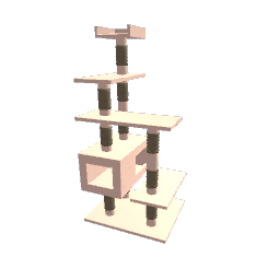 pink cat tree