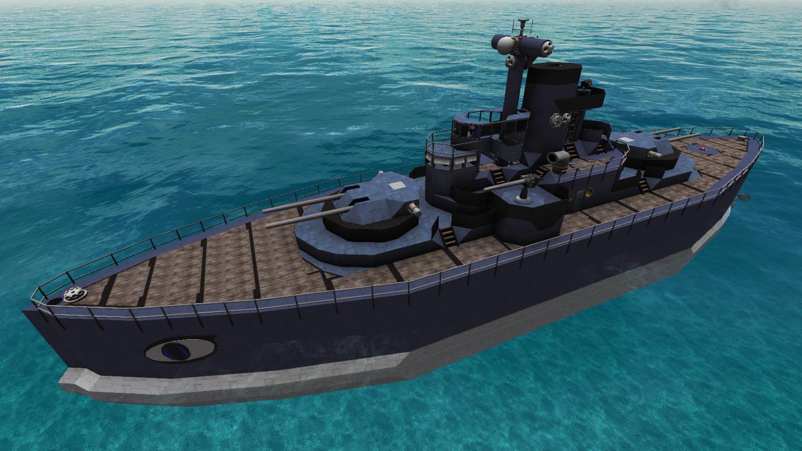 Dolphin-class 60k Heavy Gunboat