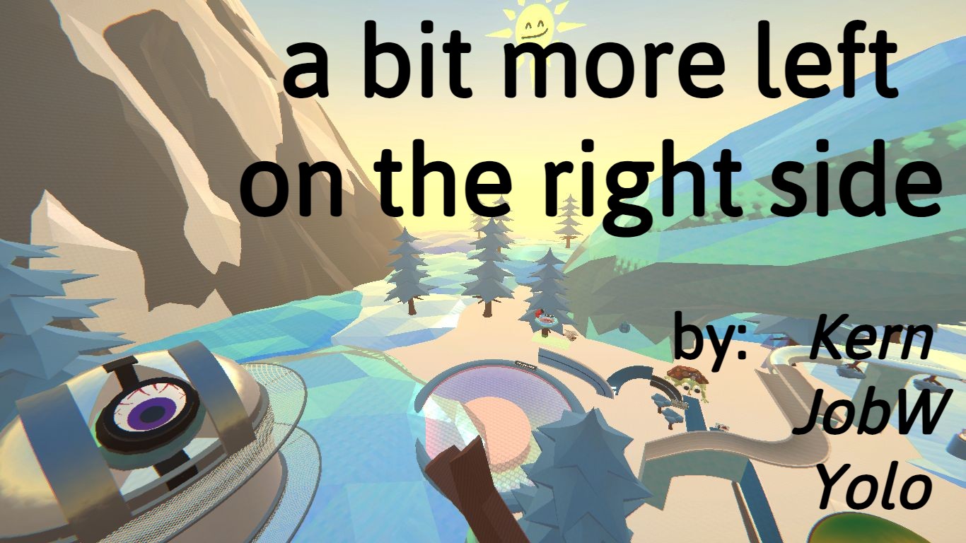 a bit more left on the right side