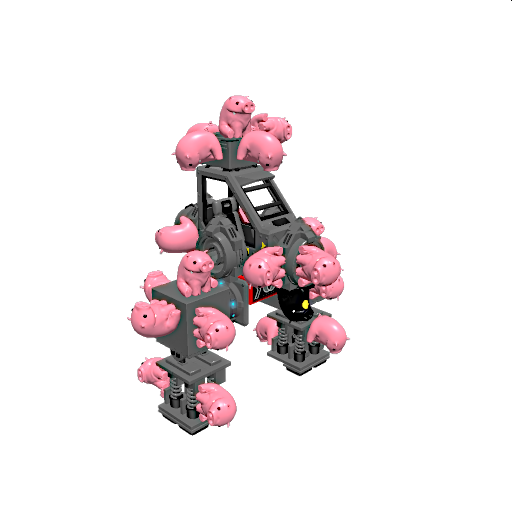 Tiny walker with a pig infestion