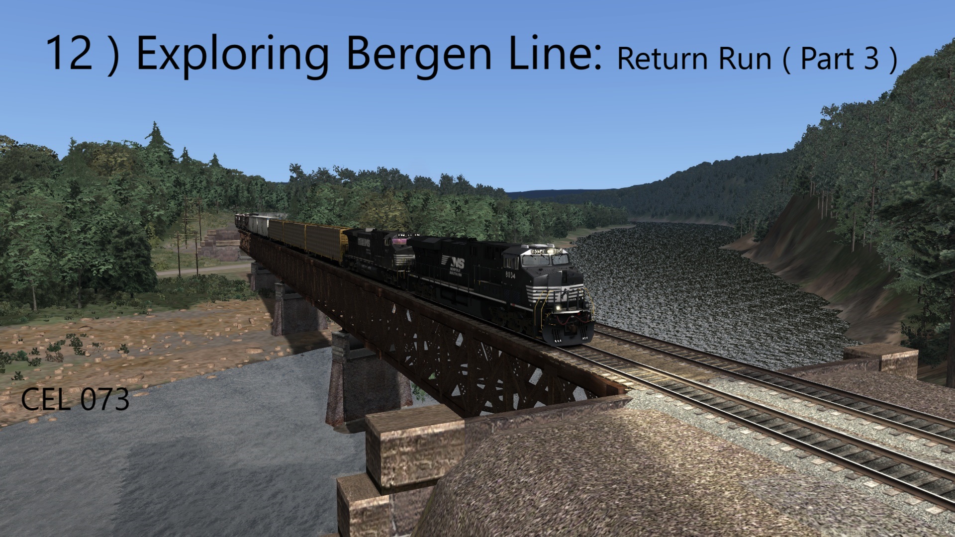 12 ) Exploring Bergen Line: Return Run ( Part 3 )