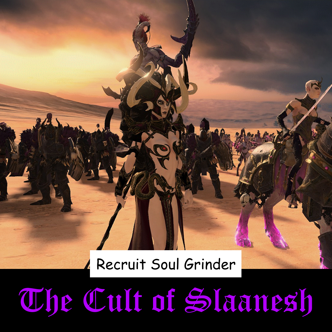 The Cult of Slaanesh - Recruit Soul Grinder Submod