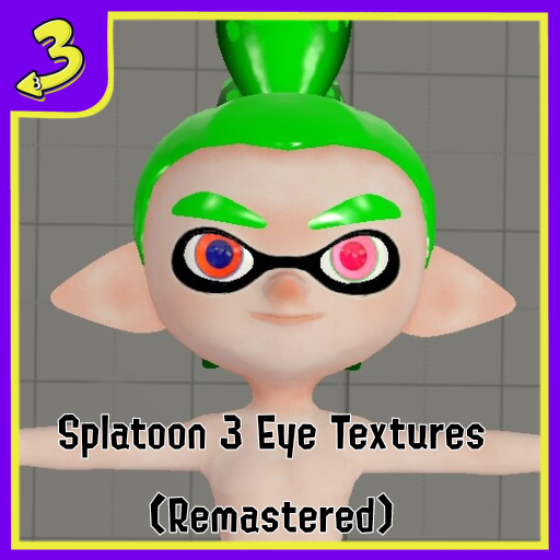 Splatoon 3 New Improved Eye Textures