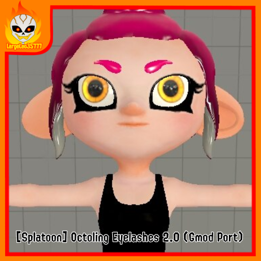 [Splatoon] Octoling Eyelashes 2.0 (Gmod Port)