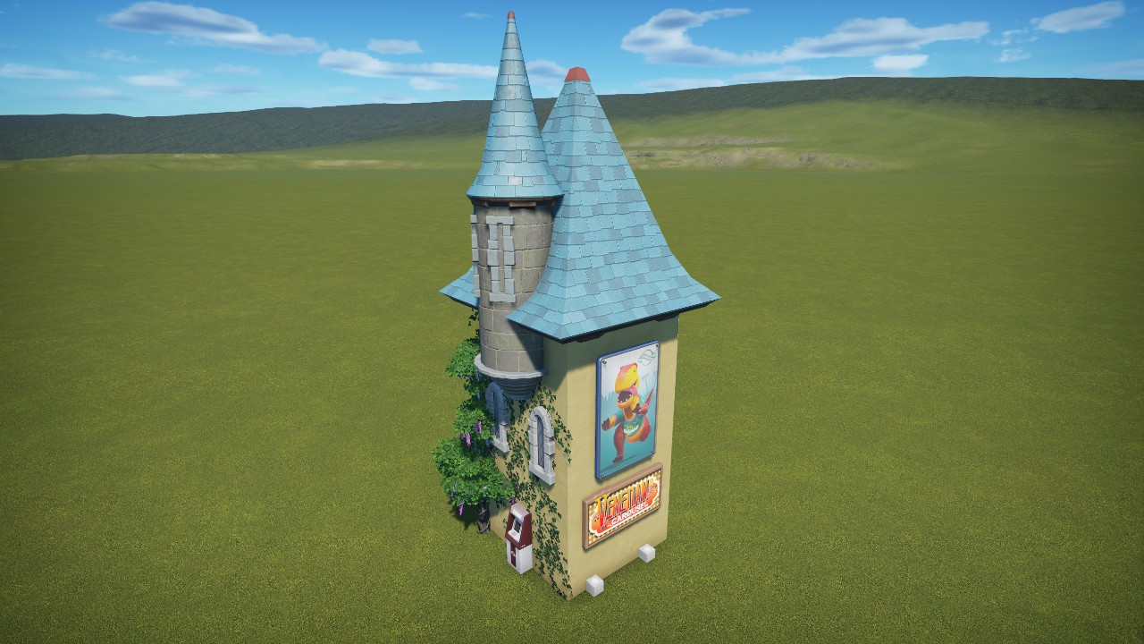 Fantasy ATM w adverts on side