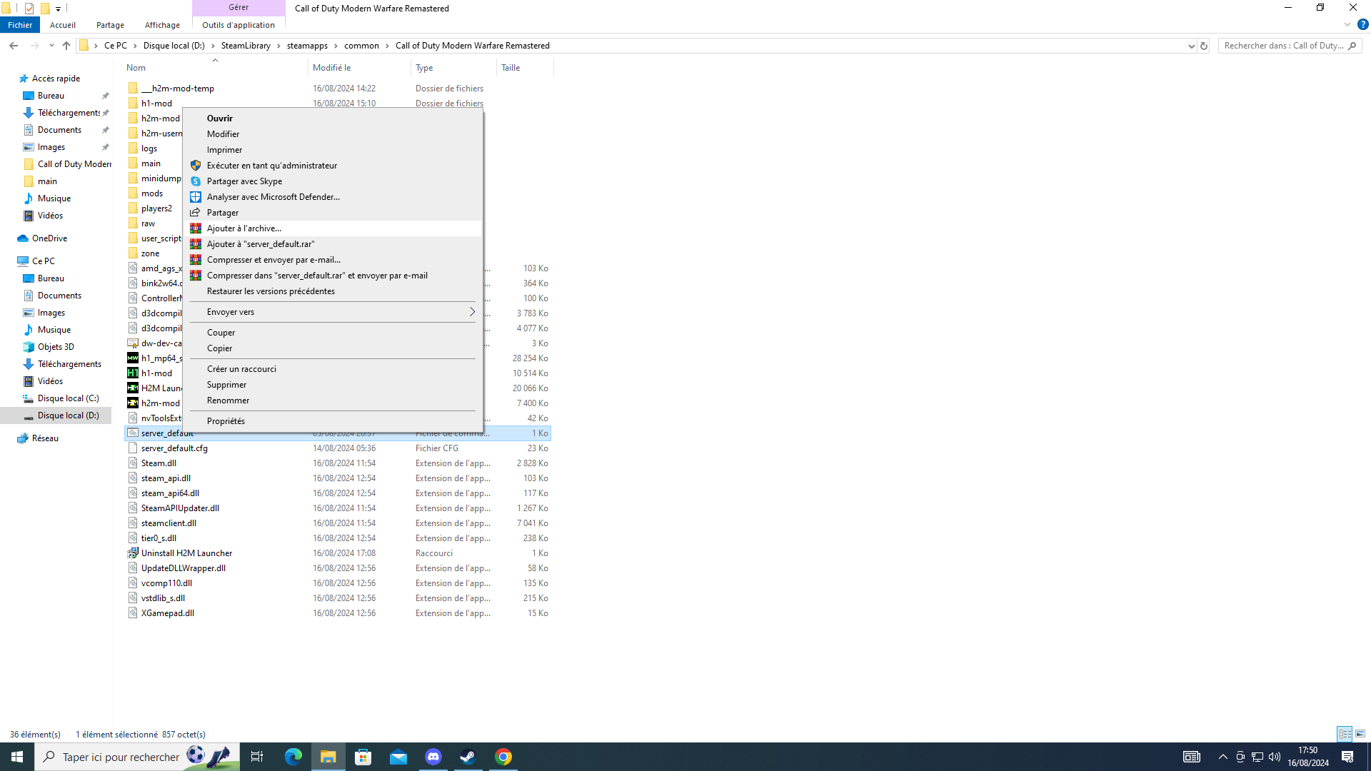Steam Community :: Guide :: Guide Installer des serveur H2M-MOD