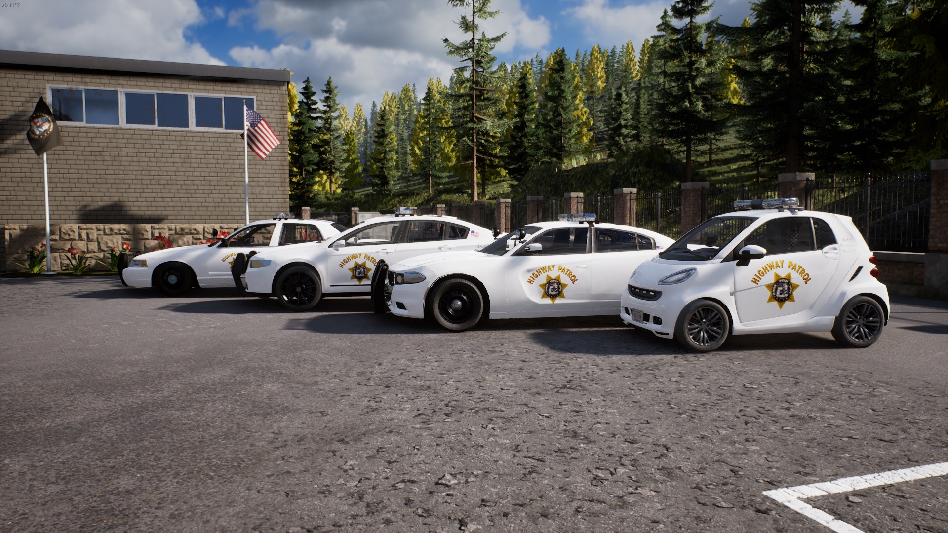 Lore Friendly Franklin Highway Patrol Based of California Highway Patrol Polar Bear Version