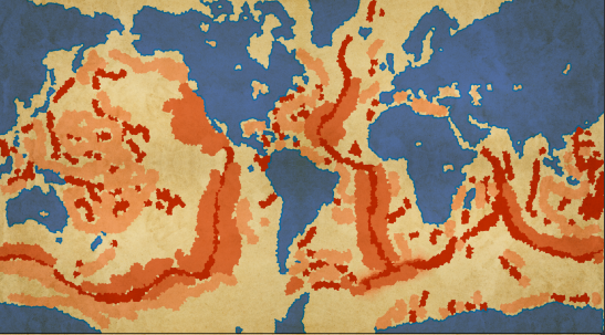 Inverted World Map 倒置的世界地图