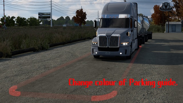 Change colour of Parking guide to red/パーキングガイドを赤色に変更 Ver.1.1.1