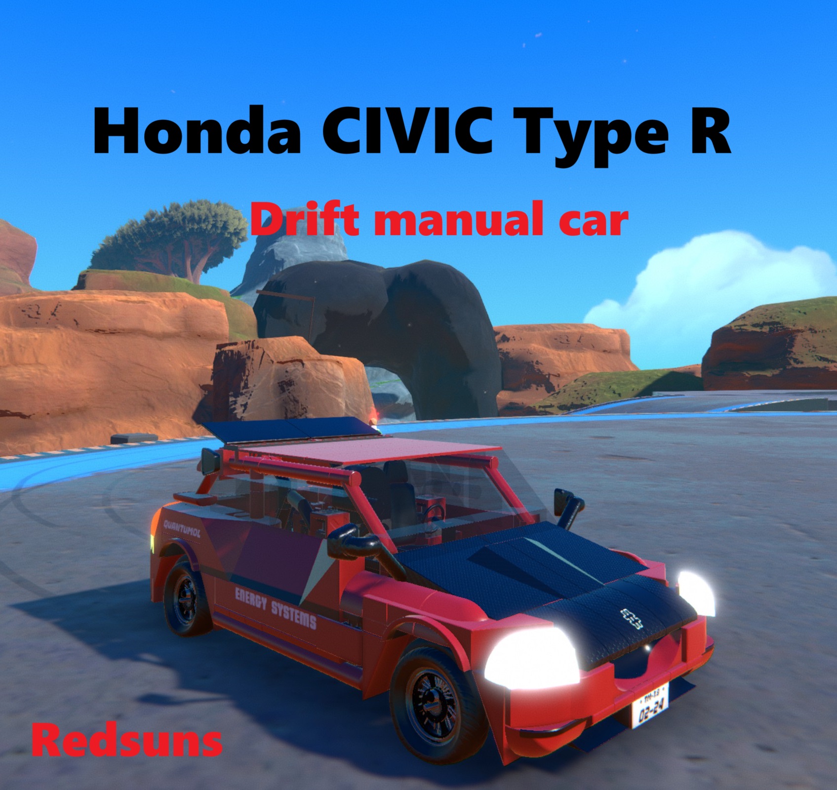 Honda CIVIC type R {Drift car}
