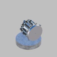 25.2L 36 Cylinder Radial Engine