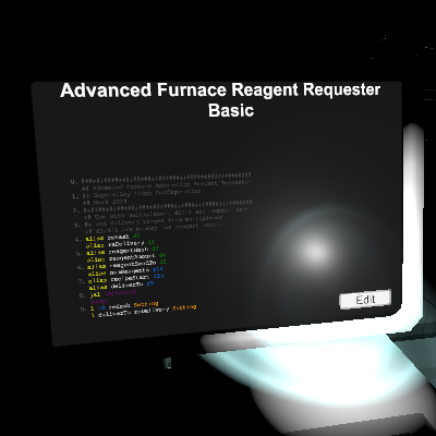 Advanced Furnace Reagent Requester Basic