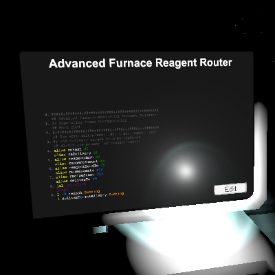 Advanced Furnace Reagent Router