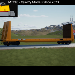 TTPX 62ft Bulkhead Flatcar