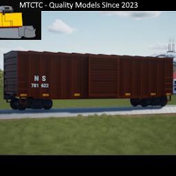 50 ft boxcar railcar NS Report Mark Only