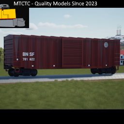 50 ft boxcar railcar BNSF