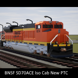 EMD SD70ACE BNSF ISO Cab New PTC