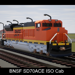 EMD SD70ACE BNSF ISO Cab