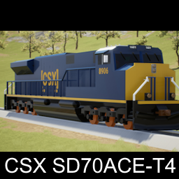 EMD T4-SD70ACE CSX