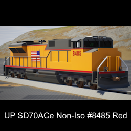EMD SD70ACE UP "Thunder Cab" Red Side Sill