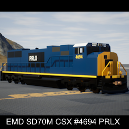 EMD SD70M YN3 #4694 PRLX