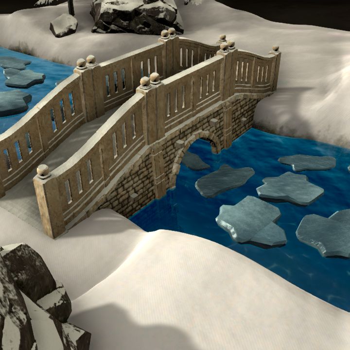 Winter Bridge Crossing