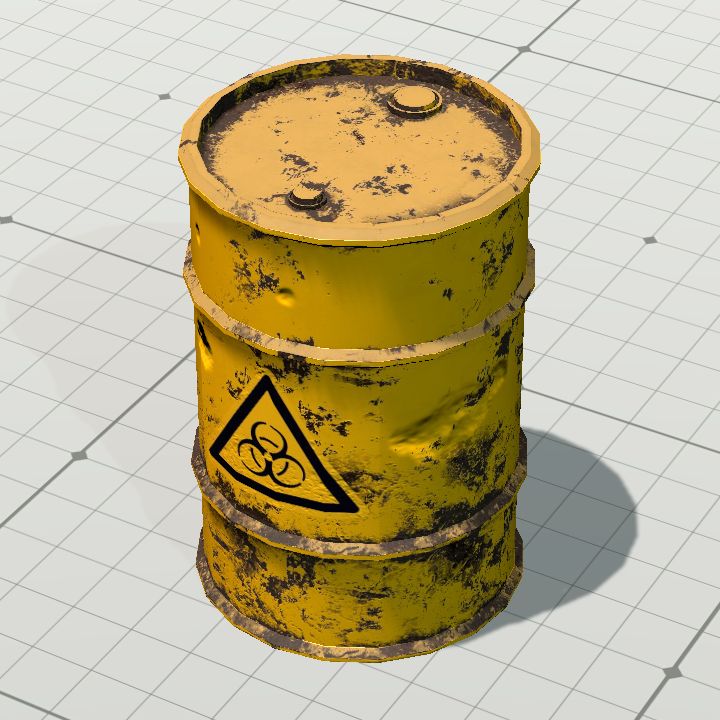 metal barrel